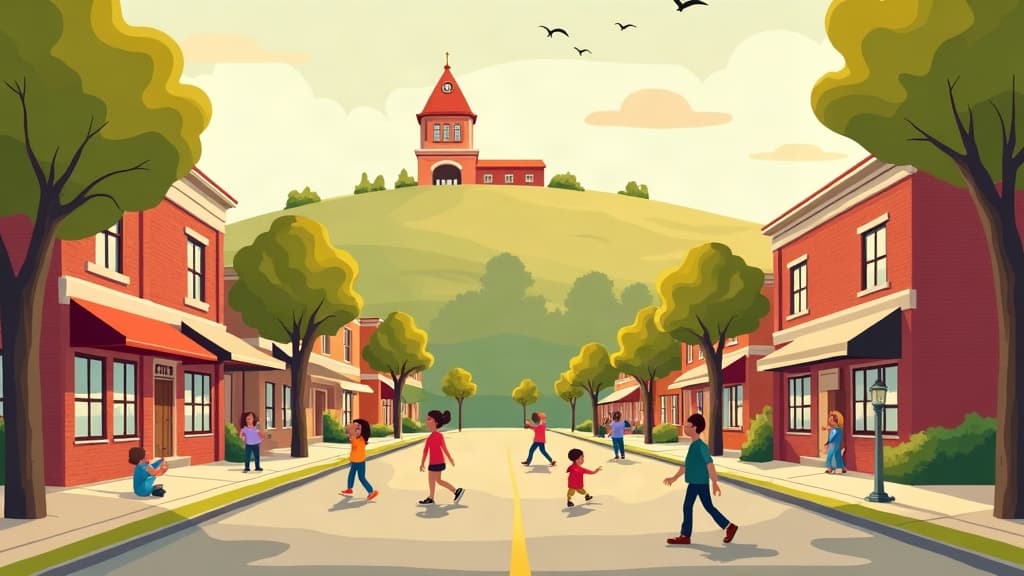 Editorial illustration: Indoor Activities for Kids in Bowling Green