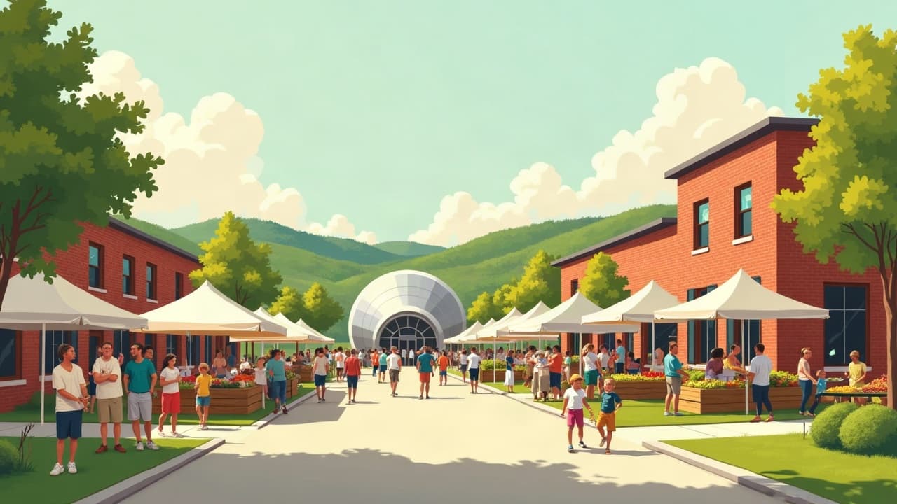 Editorial illustration: Farmers Markets in Bowling Green