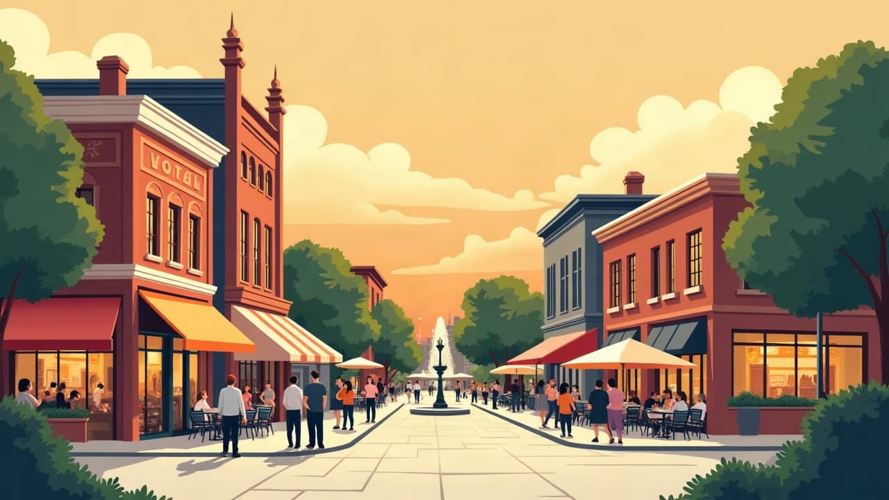 Editorial illustration: Best Asian Restaurants in Bowling Green
