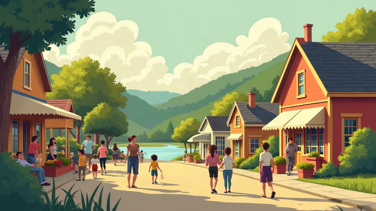 Editorial illustration: Antique and Thrift Stores in Bowling Green